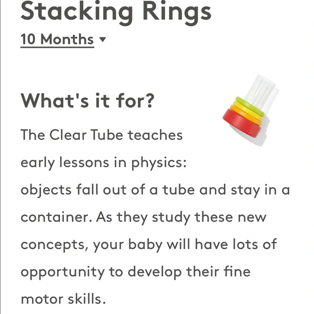 Lovevery Stacking Rings - Picture 5 of 5